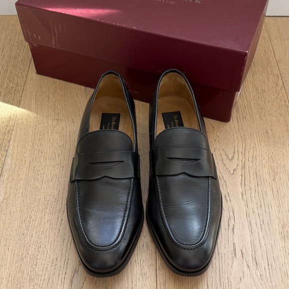 To Boot New York Men\'s Classic Black Leather Tesoro Penny loafers main image 5